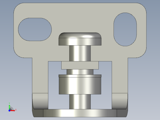 基恩士LV-S71_bracket_kc图纸模型前视缩略图