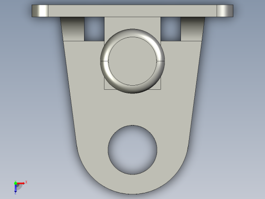 基恩士LV-S71_bracket_kc图纸模型俯视缩略图