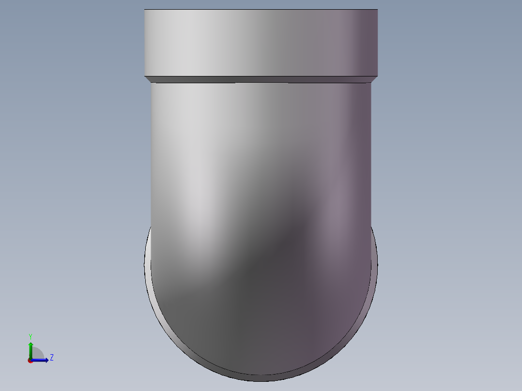 弯头-90°等径 DN10左视图