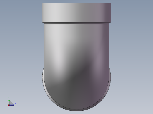 弯头-90°等径 DN10左视缩略图