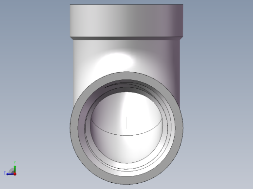 弯头-90°等径 DN10右视缩略图