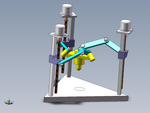 三丝杠绘图机构