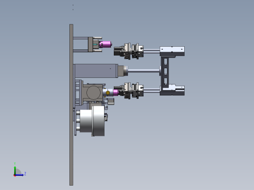机壳振动盘分料送料电焊及下料机左视缩略图