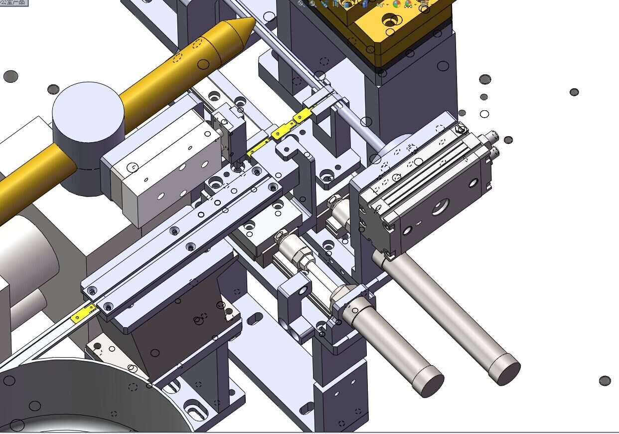 机壳振动盘分料送料电焊及下料机