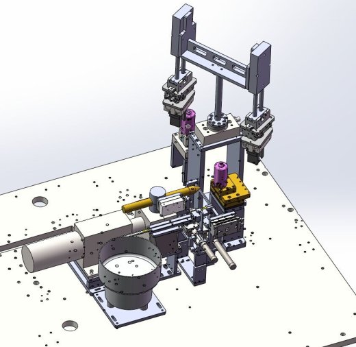 机壳振动盘分料送料电焊及下料机缩略图