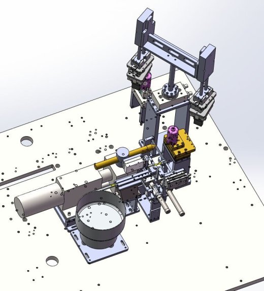 机壳振动盘分料送料电焊及下料机缩略图