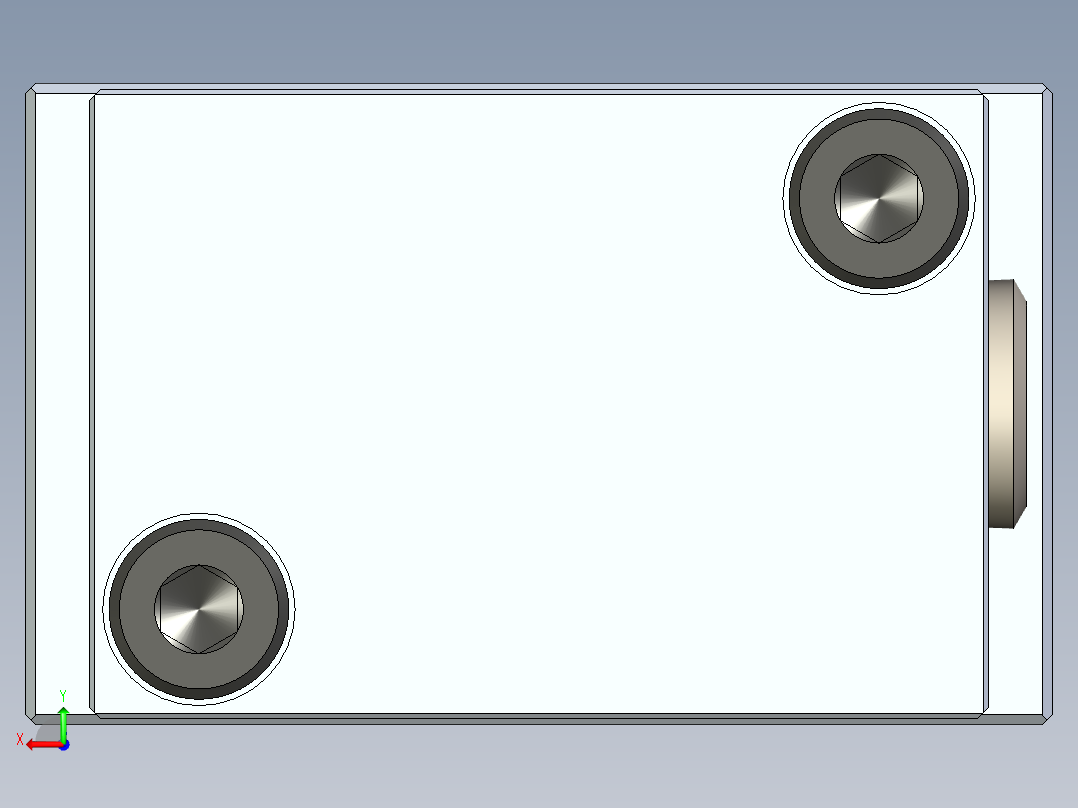 KOSMEKBWD0100多系列多零件图纸模型后视图