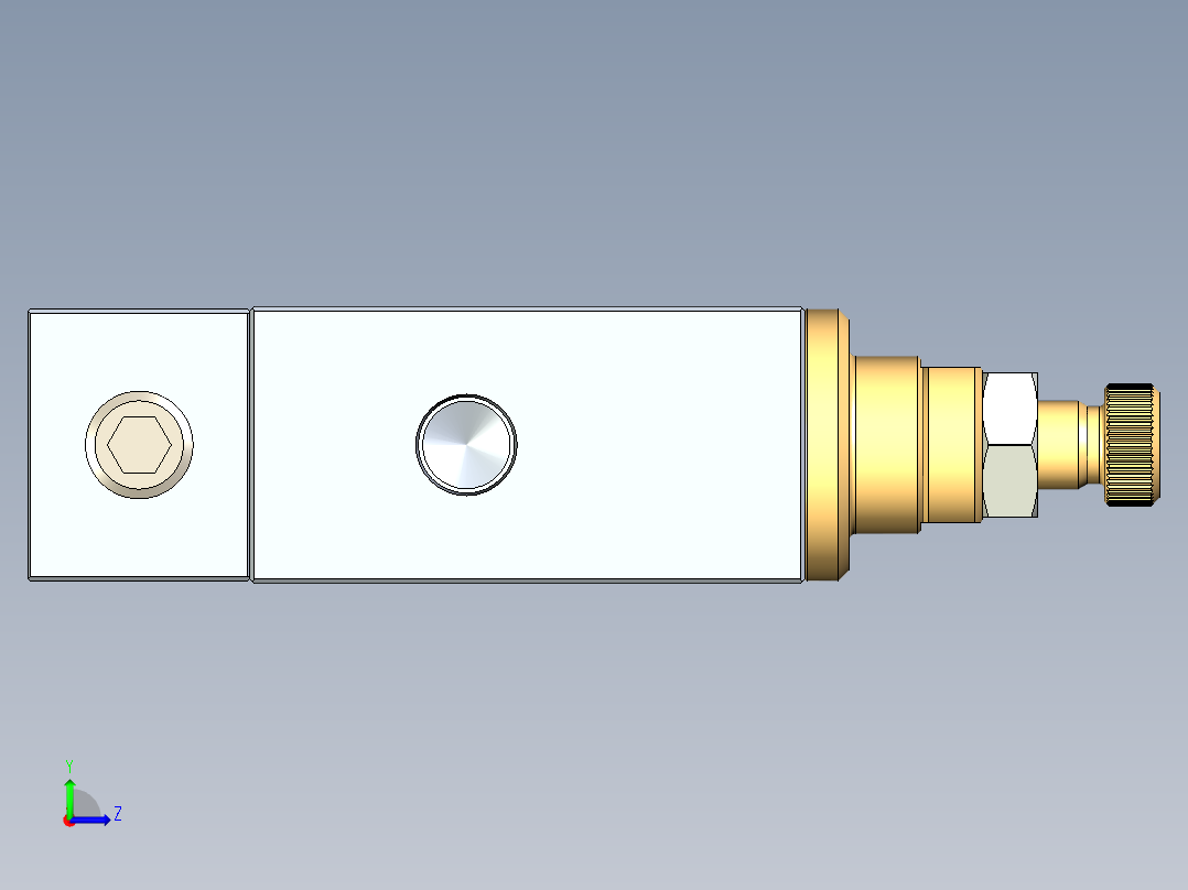 KOSMEKBWD0100多系列多零件图纸模型左视图