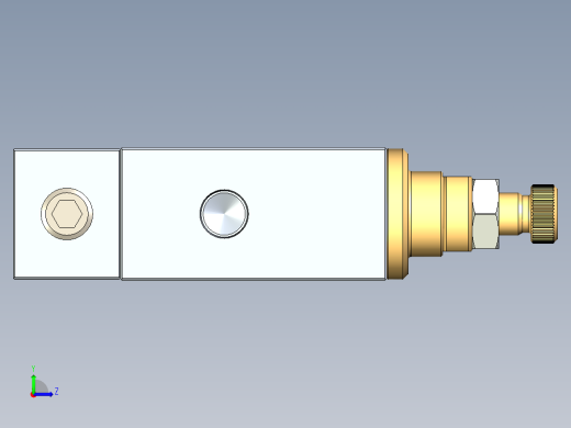 KOSMEKBWD0100多系列多零件图纸模型左视缩略图