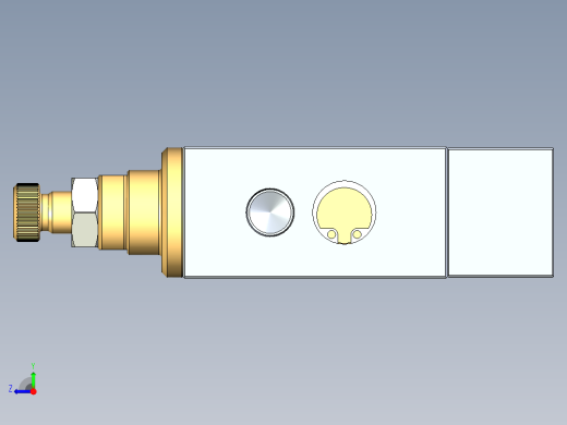 KOSMEKBWD0100多系列多零件图纸模型右视缩略图