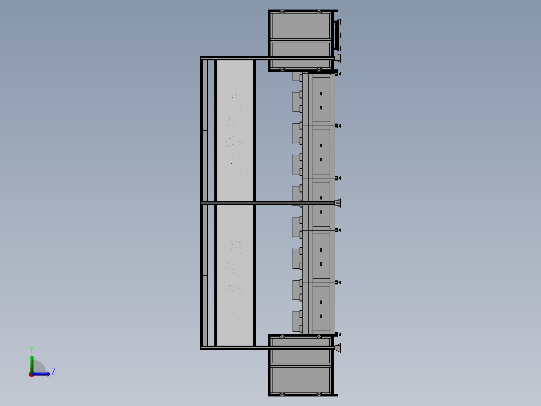倍速链总装图2左视图