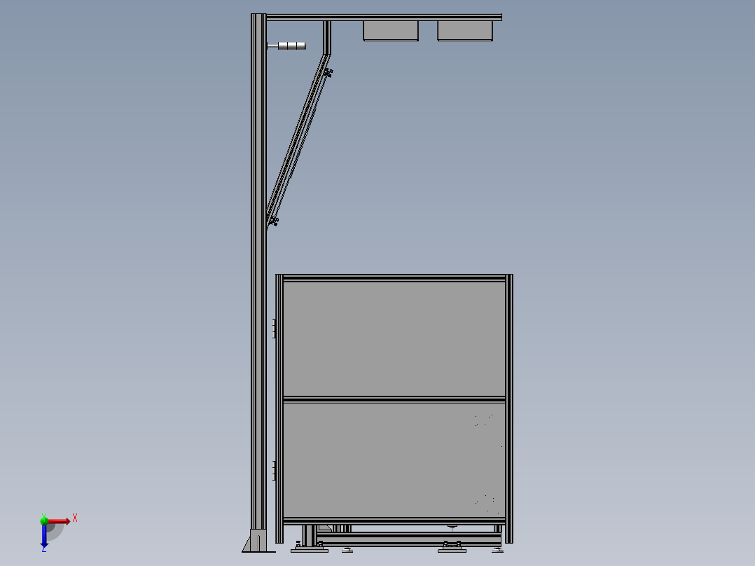 倍速链总装图2俯视图