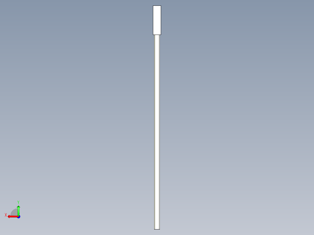 耐高温玻璃光纤_对射型FT-GW1505_3D后视图