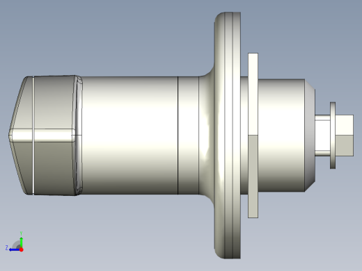 不銹鋼防水把手5571-3D多系列多零件图纸模型右视缩略图