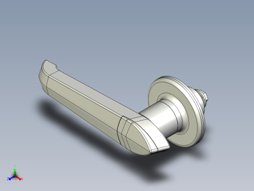 不銹鋼防水把手5571-3D多系列多零件图纸模型正等轴测缩略图