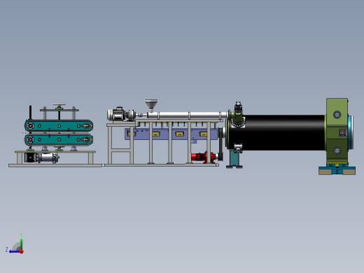电缆挤出装置右视缩略图