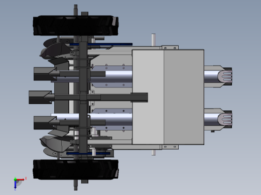 马铃薯播种机俯视缩略图
