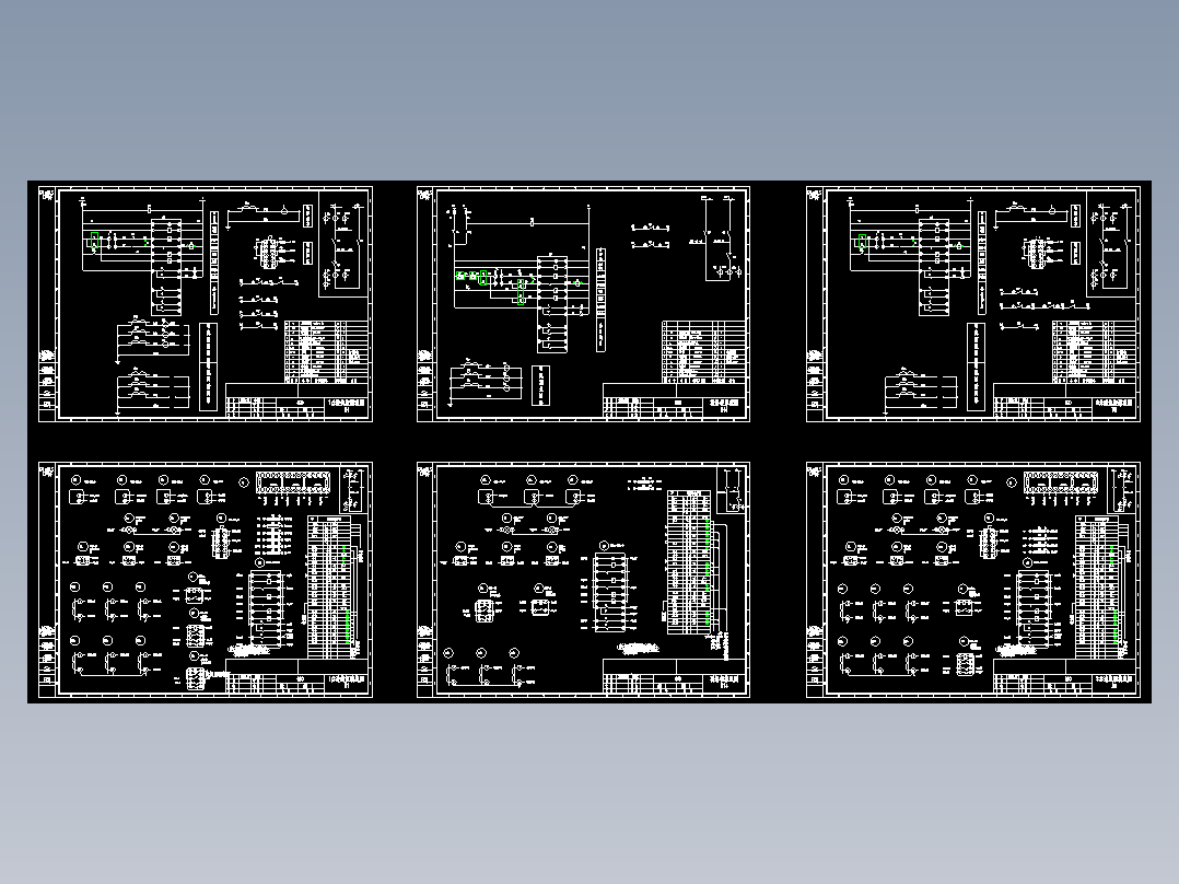 低压进线柜联络柜自动投切图纸