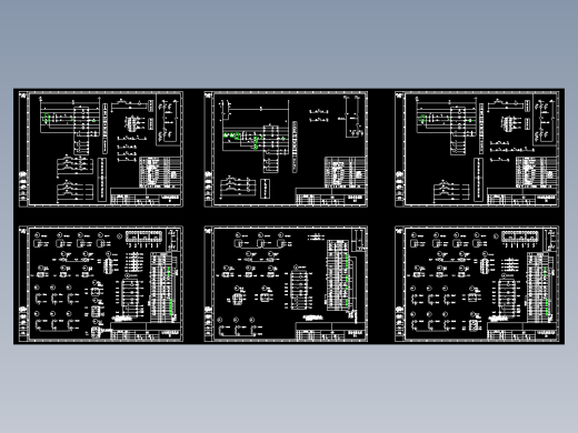 低压进线柜联络柜自动投切图纸