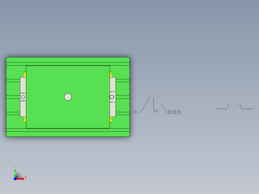 B立柱下铰链模具前视缩略图