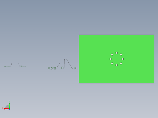 B立柱下铰链模具后视缩略图