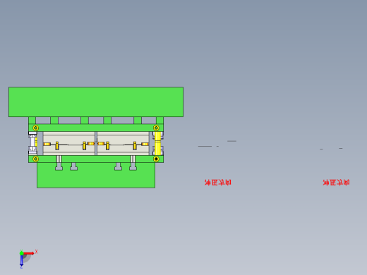 B立柱下铰链模具俯视缩略图