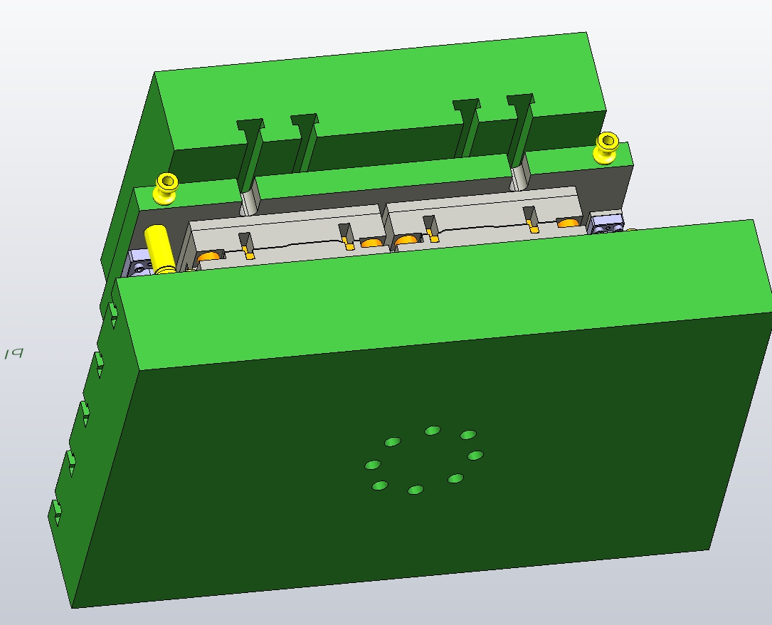 B立柱下铰链模具
