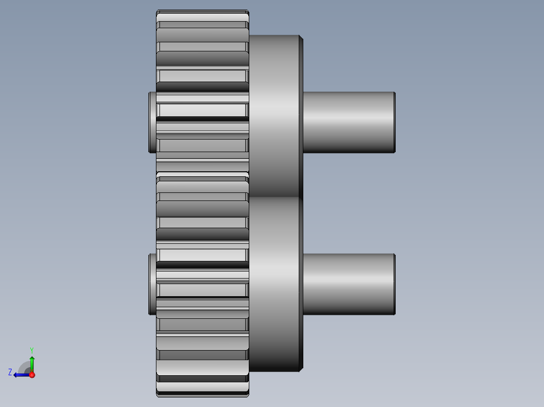 齿轮啮合 (4)右视图