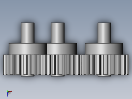 齿轮啮合 (4)俯视缩略图