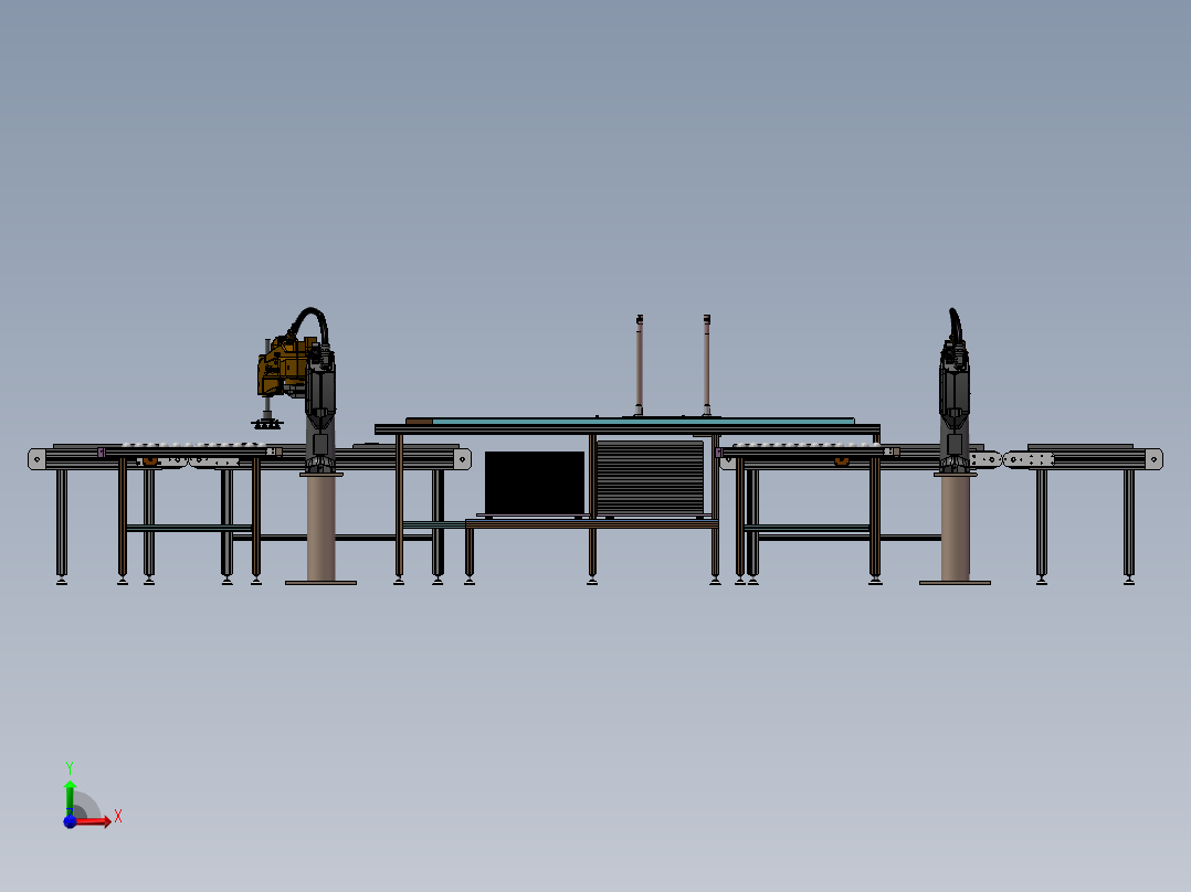 自动装包子机sw18可编辑前视图