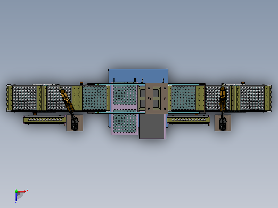 自动装包子机sw18可编辑俯视图