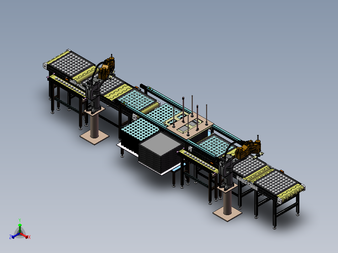 自动装包子机sw18可编辑正等轴测图