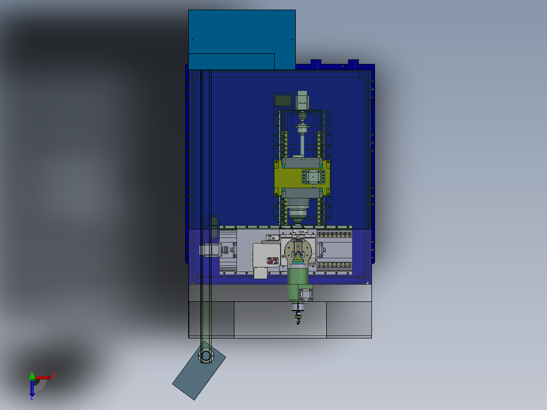 万能工具磨床sw20俯视图