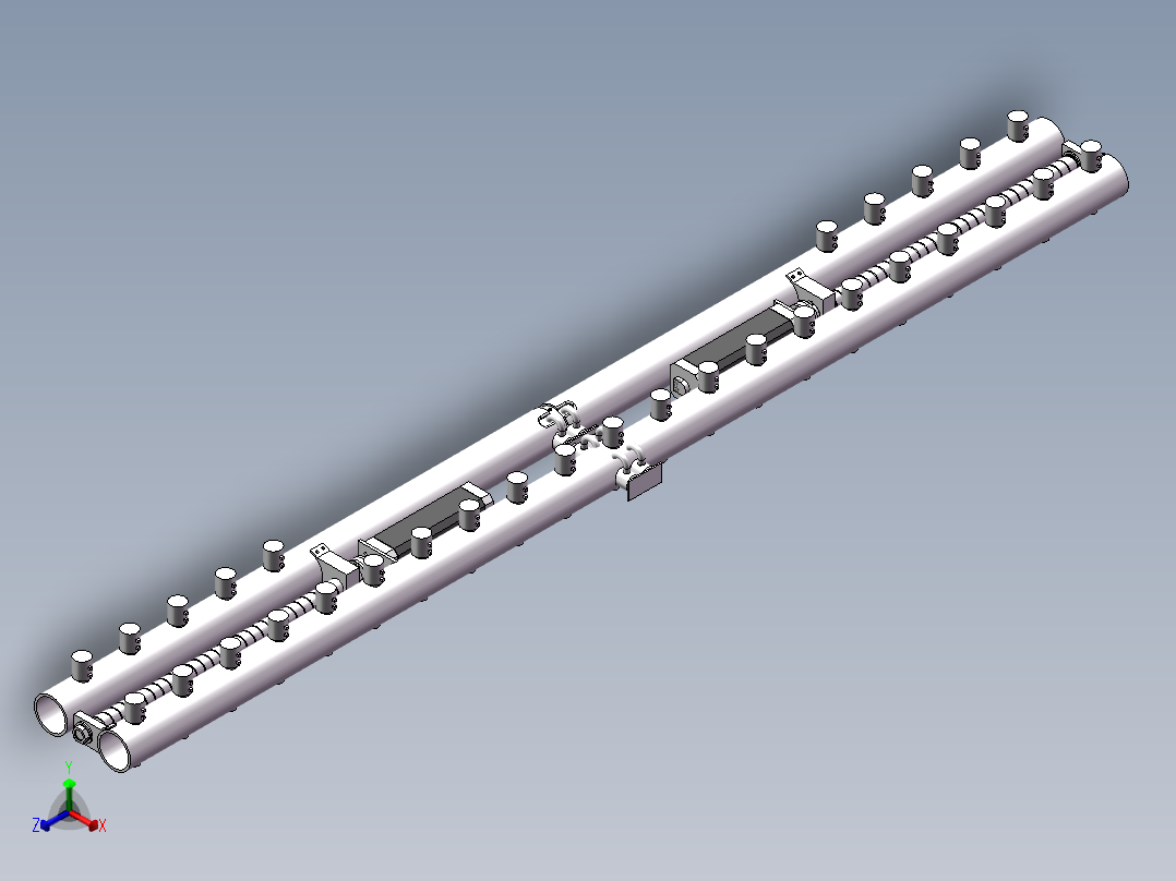 沥青喷撒机sw22可编辑正等轴测图
