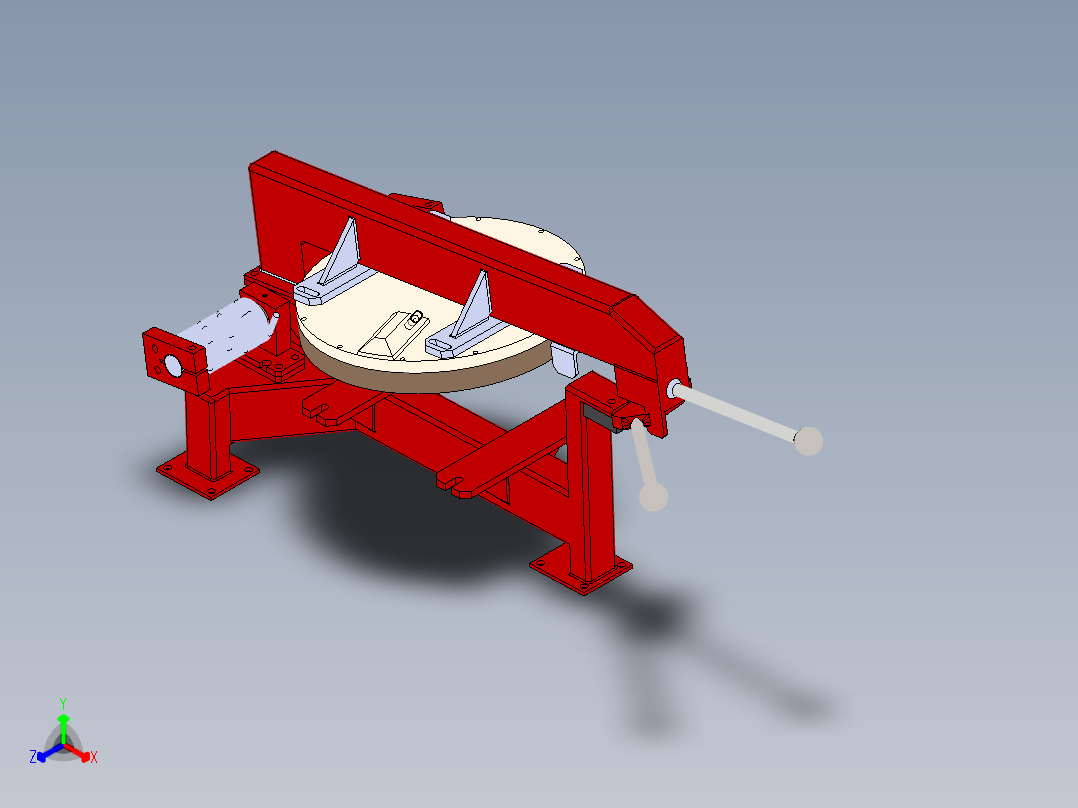 A0002465-手动压力机正等轴测图
