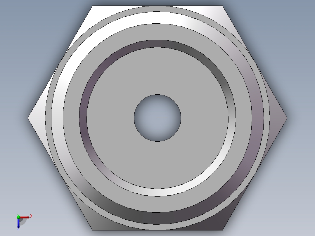 英制管螺纹ED密封、1CB-18-02WD非标俯视图