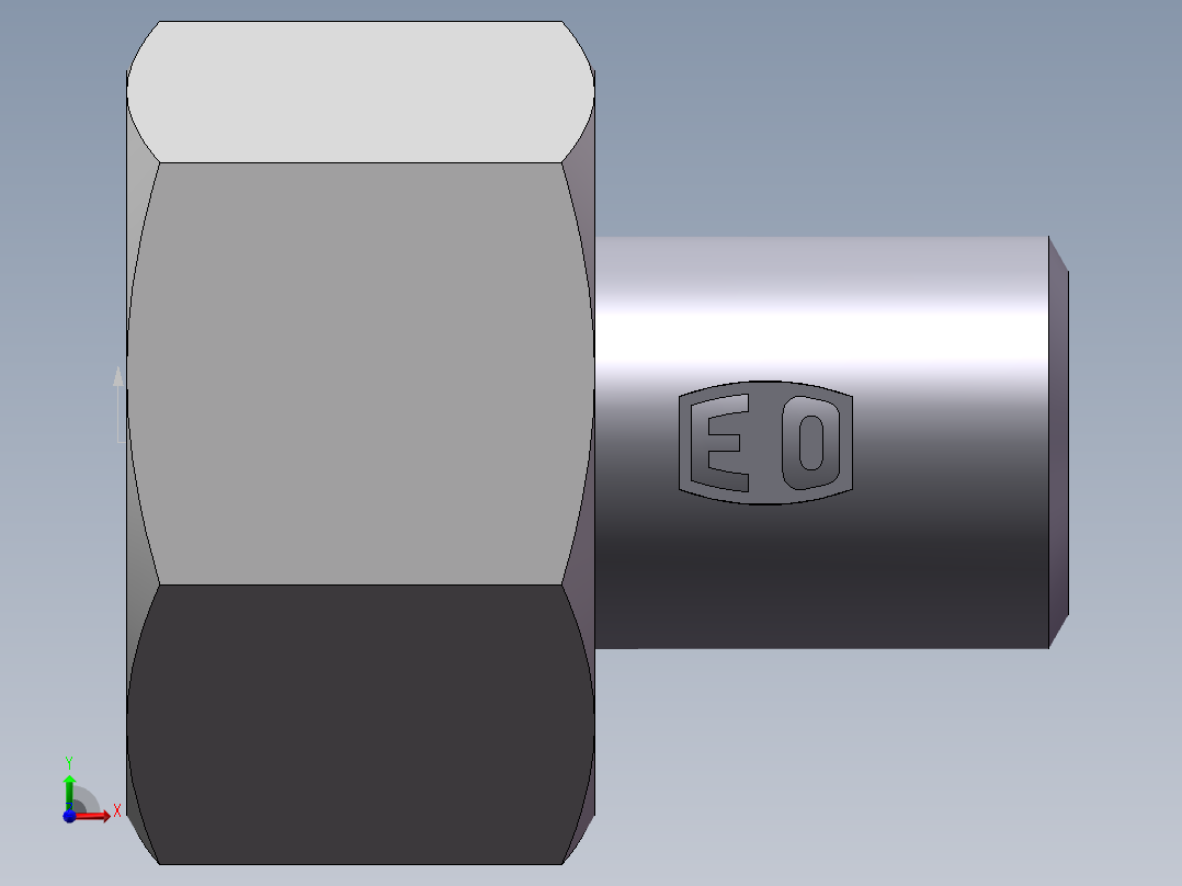 90度焊接接头、SKA15X2-前视图