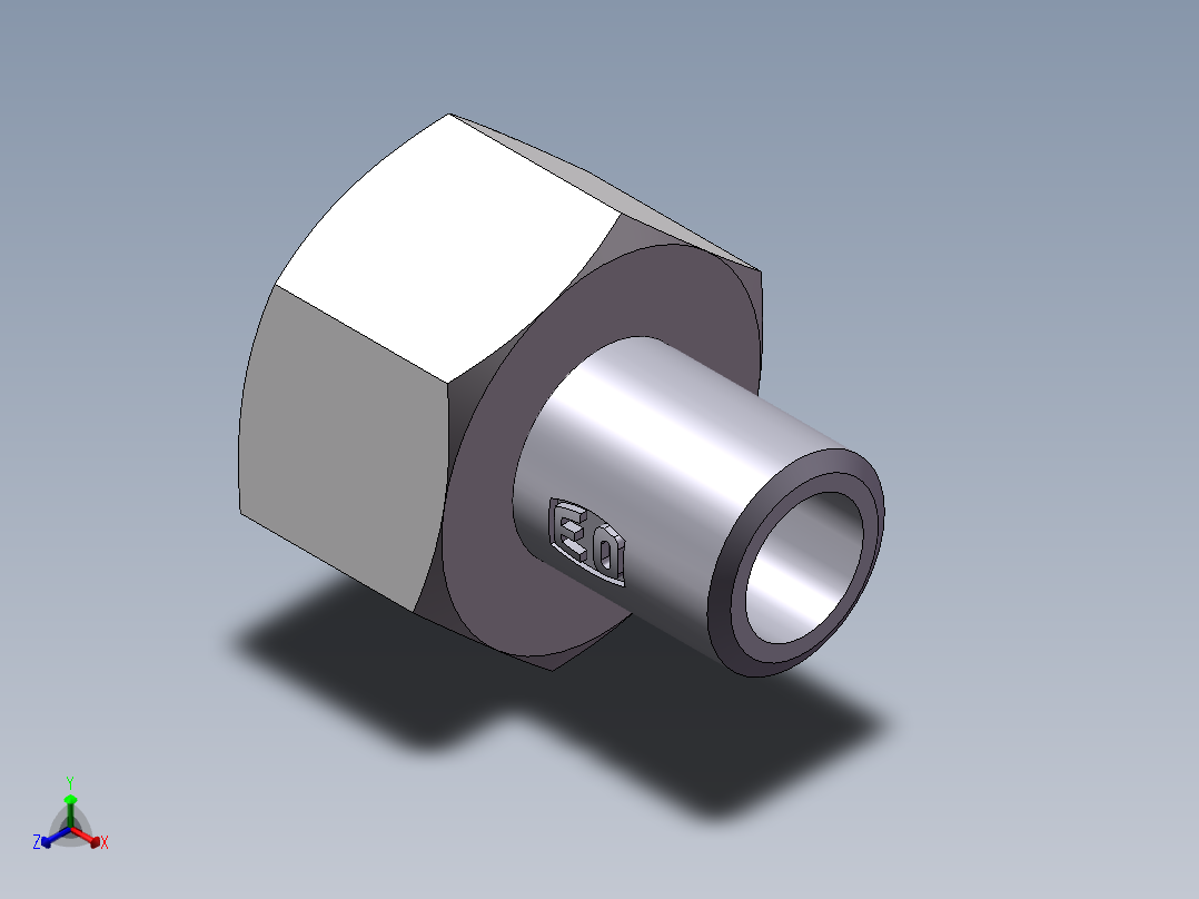 90度焊接接头、SKA15X2-正等轴测图