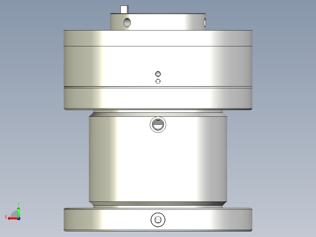 双端面机械密封后视图