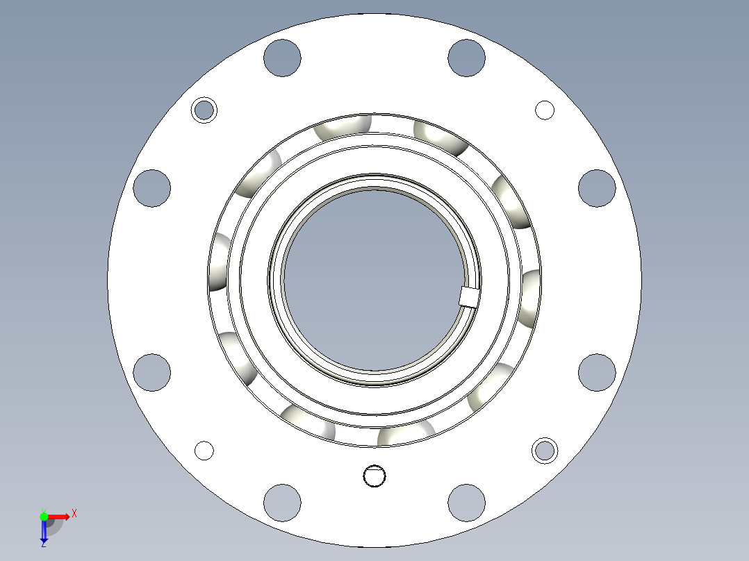 双端面机械密封俯视图