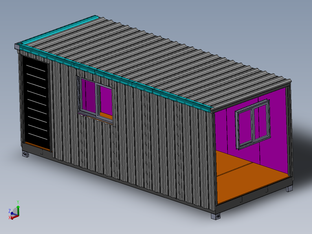 模数莫维尔 6x2.4m