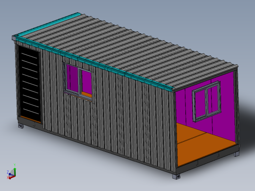 模数莫维尔 6x2.4m
