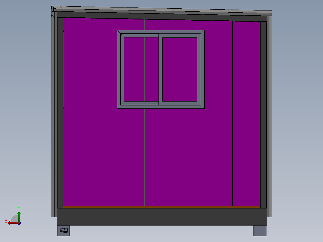 模数莫维尔 6x2.4m后视图