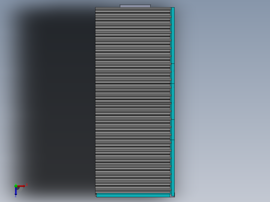 模数莫维尔 6x2.4m俯视图