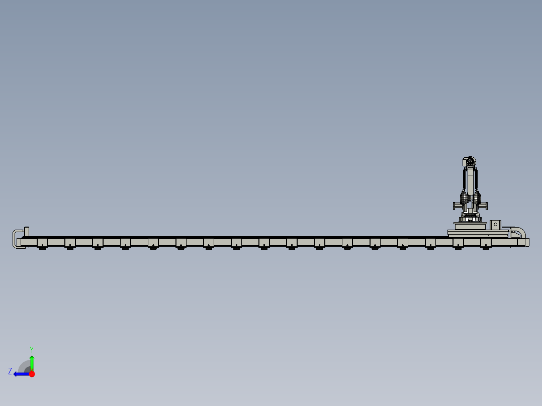 焊接机器人组右视图