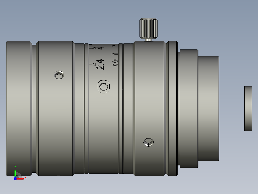 海康威视镜头MVL-HF1224M-10MP1前视图