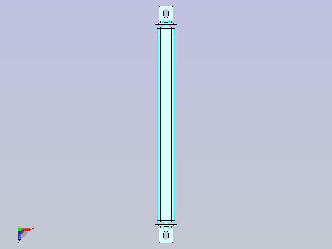 深浦安全光栅 SA2A-20-12(正装)俯视图
