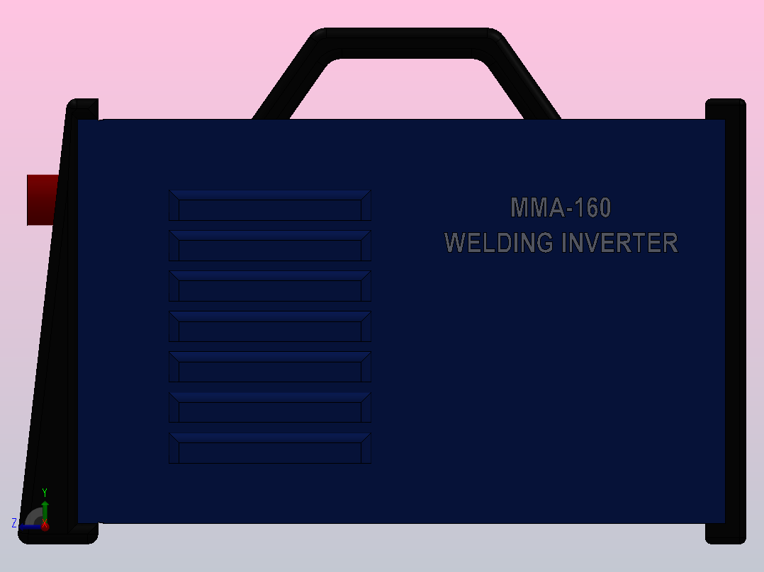 焊接逆变器型号是MMA-160右视图
