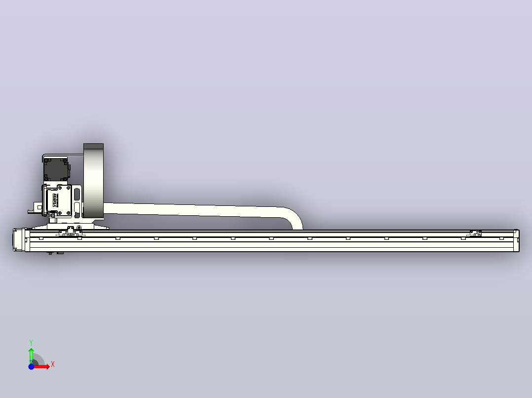 XYGT430-A4-A-1050-500-M-C-001负载2-24KG XY悬臂模组 XYGT430-A4 替换TOYO直线模组前视图
