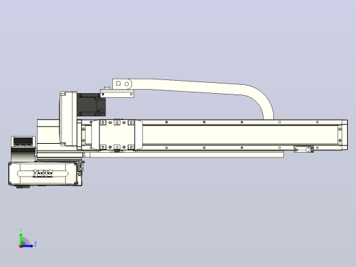 XYGT430-A4-A-1050-500-M-C-001负载2-24KG XY悬臂模组 XYGT430-A4 替换TOYO直线模组左视缩略图